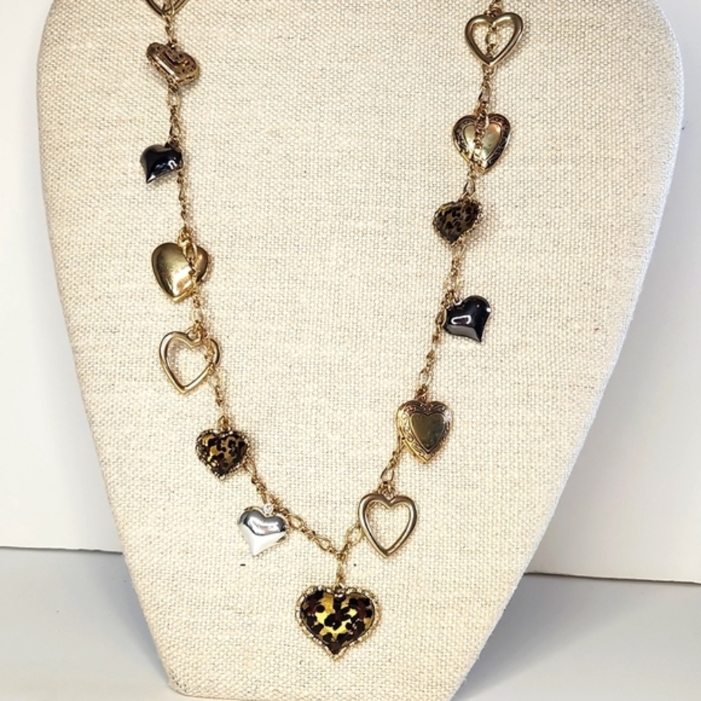 Betsey Johnson Heart Necklace